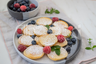 Mini Cereal Pancakes