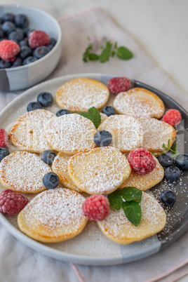 Mini Cereal Pancakes