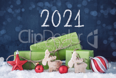 Green Christmas Gifts, Snow, Decoration, 2021, Cement Background