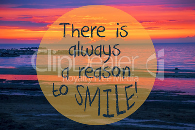 Sunset Or Sunrise At Sweden Ocean, There Is Always A Reason To Smile