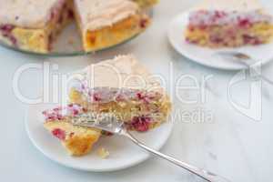 Himbeer Baiser Kuchen