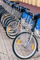 Bicycles on Rental Station.