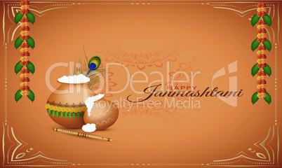 traditional indian festival element on abstract background