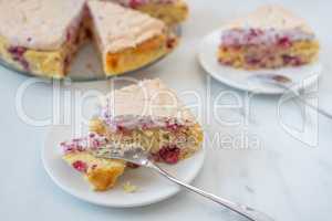 Himbeer Baiser Kuchen