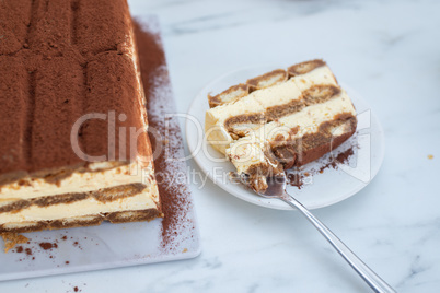 Tiramisu Semifreddo Eiscreme Parfait