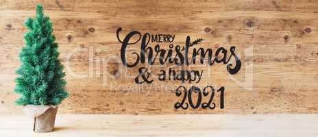 Christmas Tree, Ball Illustration, Merry Christmas And A Happy 2021