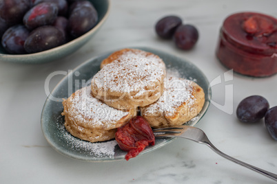 Süsse Blini Pancakes