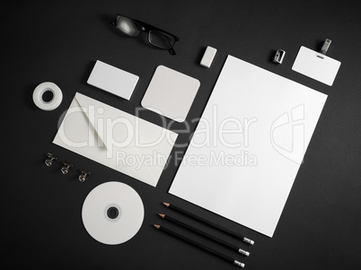 Blank stationery set