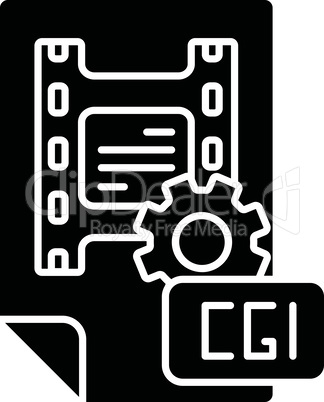 CGI black glyph icon