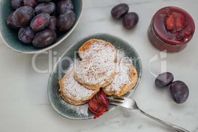 Süsse Blini Pancakes