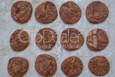 Schokoladen Brownie Cookies