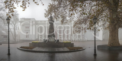 Monument to Pushkin in Odessa, Ukraine