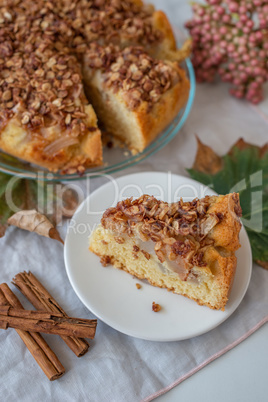 Birnen Streusel Kuchen