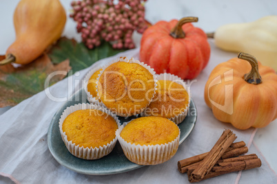 Kürbis Muffins