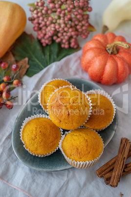 Kürbis Muffins