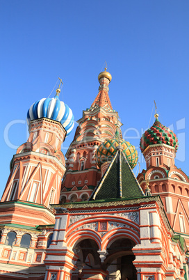 blessed  Basil cathedral at day