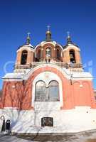 church in the winter daytime