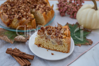 Birnen Streusel Kuchen