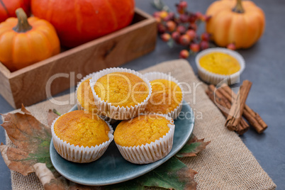 Kürbis Muffins