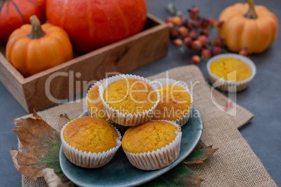 Kürbis Muffins