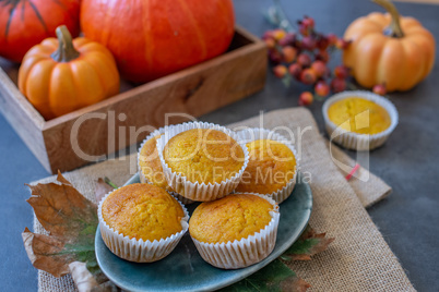 Kürbis Muffins