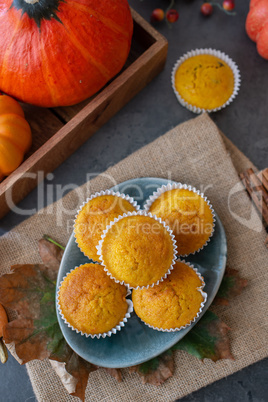 Kürbis Muffins