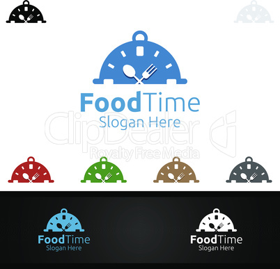 Food Time Logo for Restaurant or Cafe