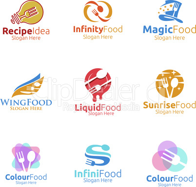 Food Logo for Restaurant or Cafe
