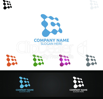 Letter G for Digital Vector Logo, Marketing, Financial, Advisor or Invest Design Icon