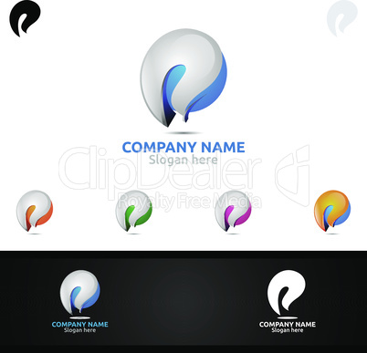 Letter P for Digital Logo, Marketing, Financial, Advisor or Invest Design Icon