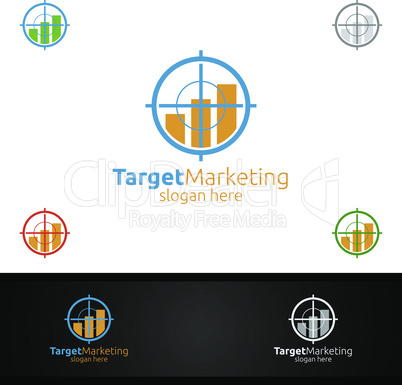 Target Marketing Financial Advisor Logo Design