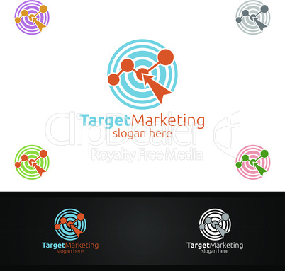 Target Marketing Financial Advisor Logo Design