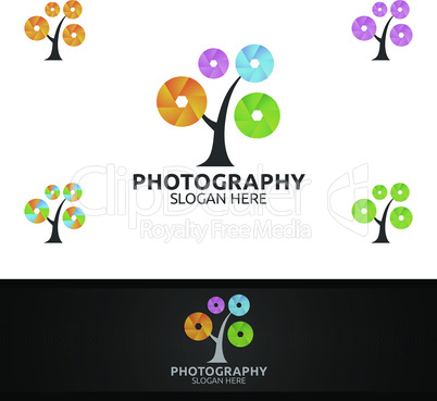 Nature Camera Photography Logo