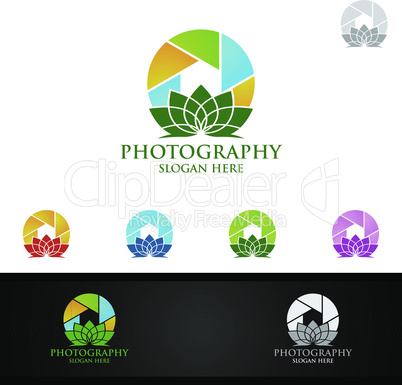 Lotus Camera Photography Logo