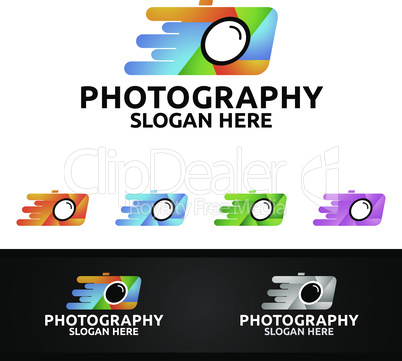 Speed Camera Photography Logo