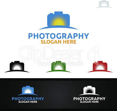 Sunrise Camera Photography Logo