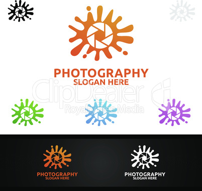 Splash Camera Photography Logo