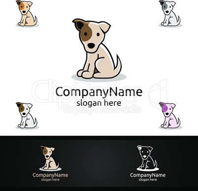 Dog Vector Logo for Pet Shop, Veterinary, or Dog Lover Concept