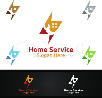 Fast Real Estate and Fix Home Repair Services Logo