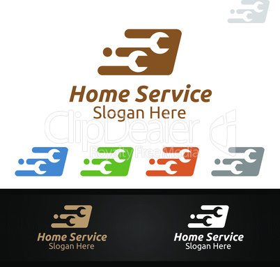 Fast Real Estate and Fix Home Repair Services Logo