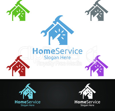 Click Real Estate and Fix Home Repair Services Logo