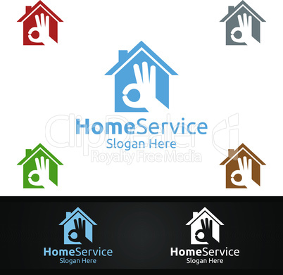 Right Real Estate and Fix Home Repair Services Logo