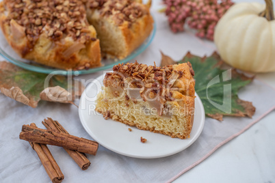 Birnen Streusel Kuchen