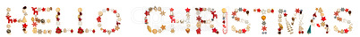 Colorful Christmas Decoration Letter Building Word Hello Christmas Colorful Christmas Decoration Letter Building Word Hello Christmas