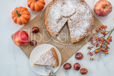 Kürbiskuchen