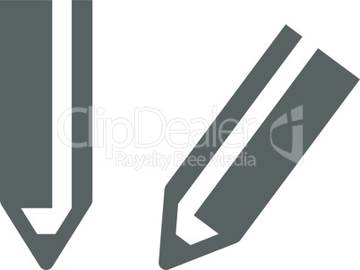 Pencil black vector icon
