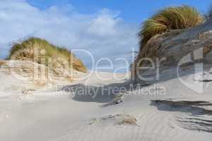 Dunes on the North Frisian Island Amrum in Germany