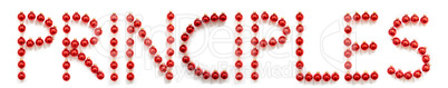 Red Christmas Ball Ornament Building Word Priciples
