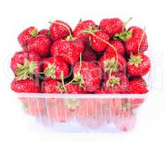 many Strawberry in plastic container