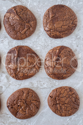 Schokoladen Brownie Cookies